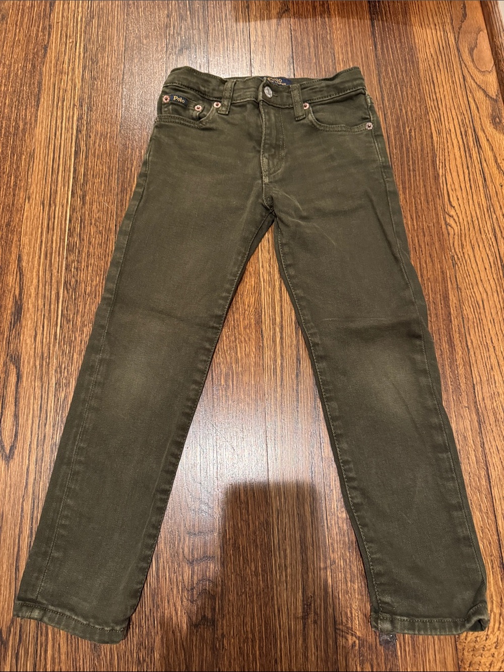Ralph Lauren Boys Olive Green Jeans